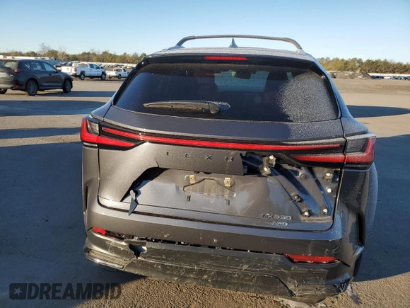 2024 Lexus NX 350 Premium z VIN 2T2GGCEZ1RC056739, wystawiony jako Copart lot #84930254 z przebiegiem 22 096 mil mil oraz Szkoda całkowita • Salvage title. Historia ofert i sprzedaży dostępna na DreamBid. Obrazek 6.