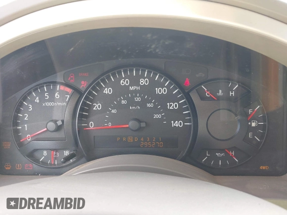 2006 Infiniti QX56 with VIN 5N3AA08C96N809110, listed as a IAAI auction lot 41559615 with 295,270 mi miles. Bid and sale history available at carsss.com. Image 7.