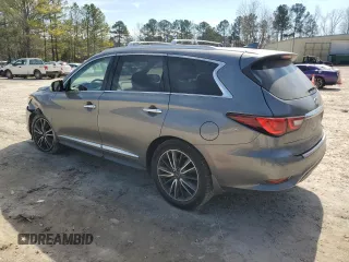 2019 Infiniti QX60 Luxe z VIN 5N1DL0MN0KC509856, wystawiony jako Copart lot #46816455 z przebiegiem 78 961 mil mil oraz Szkoda całkowita • Salvage title. Historia ofert i sprzedaży dostępna na DreamBid. Obrazek 2.