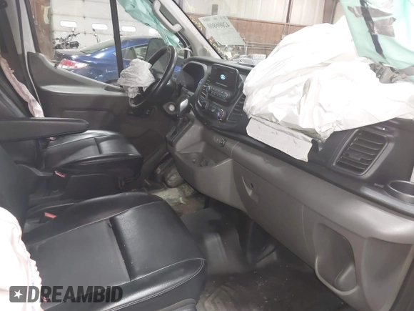 2020 Ford Transit Cargo with VIN 1FTBR3X85LKA65544, listed as a IAAI auction lot 42006800 with 55,497 mi miles and . Bid and sale history available at DreamBid. Image 5.
