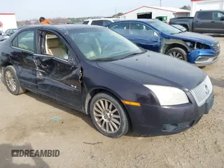 2007 Mercury Milan Premier with VIN 3MEHM08Z27R658907, listed as a IAAI auction lot 41785861 with 246,591 mi miles. Bid and sale history available at carsss.com. Image 1.