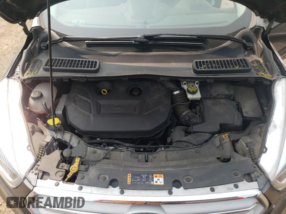 2019 Ford Escape Titanium with VIN 1FMCU9J98KUA56391, listed as a Copart auction lot 59215935 with 27,056 mi miles and Salvage title. Bid and sale history available at DreamBid. Image 11.