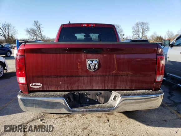 2023 Ram 1500 Tradesman with VIN 1C6RR6FG2PS536619, listed as a Copart auction lot 42996494 with 7,664 mi miles and Salvage title. Bid and sale history available at DreamBid. Image 6.