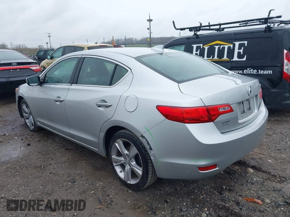 2014 Acura ILX with VIN 19VDE1F36EE014521, listed as a IAAI auction lot 41995972 with 168,714 mi miles. Bid and sale history available at carsss.com. Image 3.