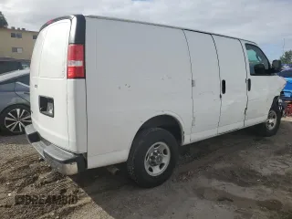 2018 Chevrolet Express Cargo Van with VIN 1GCWGAFP6J1212557, listed as a Copart auction lot 41861574 with 217,664 mi miles and Non Repairable. Bid and sale history available at carsss.com. Image 3.