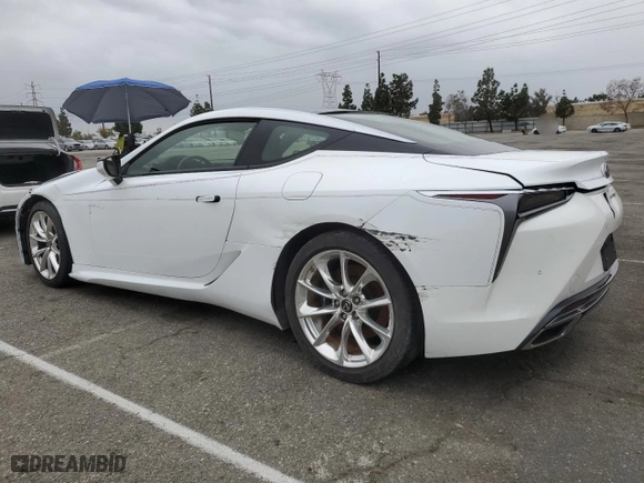 2018 Lexus LC with VIN JTHHP5AY4JA001016, listed as a Copart auction lot 53820545 with 0 mi miles and Salvage Title. Bid and sale history available at carsss.com. Image 2.