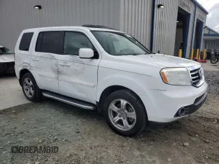 2013 Honda Pilot EX-L with VIN 5FNYF3H53DB001024, listed as a Copart auction lot 59376235 with 152,452 mi miles and Salvage title. Bid and sale history available at DreamBid. Image 4.