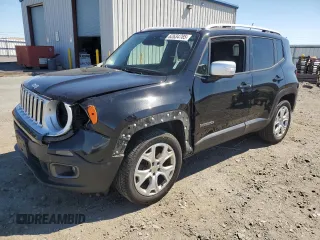 2015 Jeep Renegade Limited with VIN ZACCJBDT2FPC34430, listed as a Copart auction lot 62634785 with 138,578 mi miles and Salvage title. Bid and sale history available at DreamBid. Image 1.