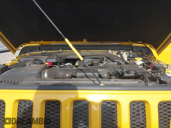 2019 Jeep Wrangler Unlimited Sport S with VIN 1C4HJXDG4KW579364, listed as a IAAI auction lot 41809318 with 22,370 mi miles and . Bid and sale history available at DreamBid. Image 10.