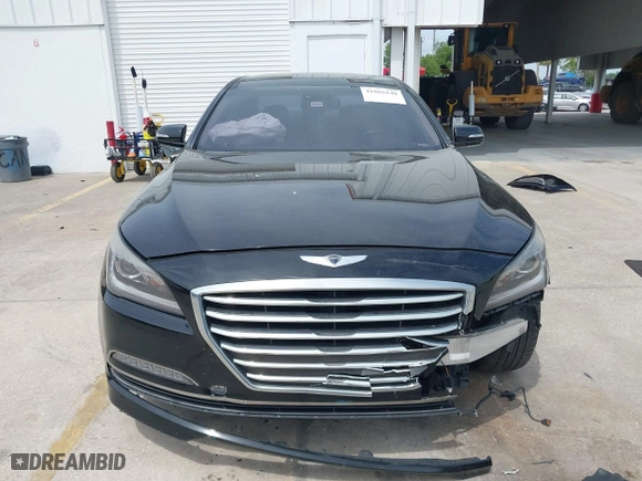 2016 Hyundai Genesis 3.8L with VIN KMHGN4JE6GU106694, listed as a IAAI auction lot 41865148 with 161,659 mi miles. Bid and sale history available at carsss.com. Image 12.