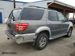 2004 Toyota Sequoia SR5 with VIN 5TDBT44A74S215534, listed as a Copart auction lot 50043435 with 244,629 mi miles and Clean Title. Bid and sale history available at carsss.com. Image 3.