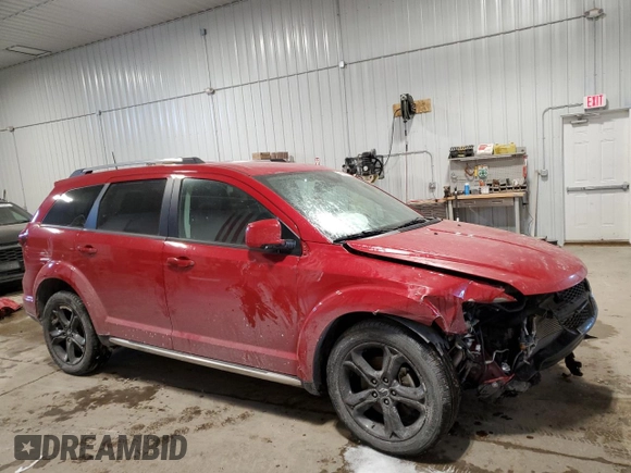 2018 Dodge Journey Crossroad with VIN 3C4PDDGG8JT533442, listed as a Copart auction lot 45895805 with 36,361 mi miles and Salvage Title. Bid and sale history available at DreamBid. Image 4.