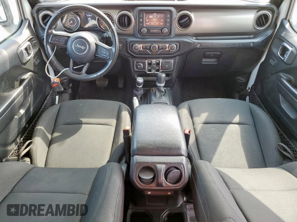2020 Jeep Wrangler Unlimited Sport с VIN 1C4HJXDG6LW252353, выставлен на аукционе Copart как лот 56556425 с пробегом 114 144 миль миль и Списание • Salvage title. История ставок и продаж доступна на DreamBid. Изображение 8.
