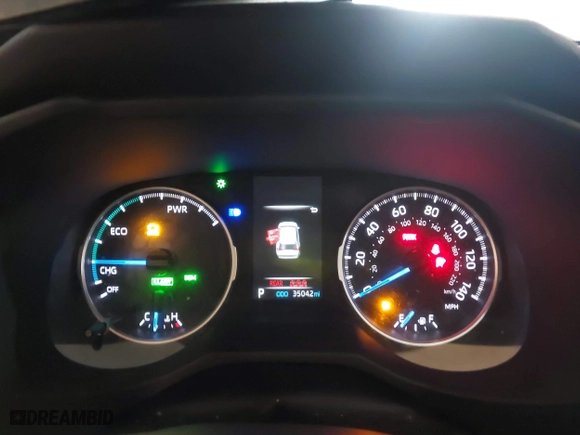 2022 Toyota RAV4 Hybrid XLE with VIN 2T3RWRFV1NW133432, listed as a IAAI auction lot 41561305 with 35,042 mi miles. Bid and sale history available at carsss.com. Image 7.