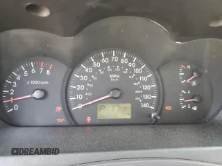 2006 Kia Spectra EX with VIN KNAFE121565364950, listed as a Copart auction lot 48860895 with 209,615 mi miles and Salvage Title. Bid and sale history available at DreamBid. Image 9.