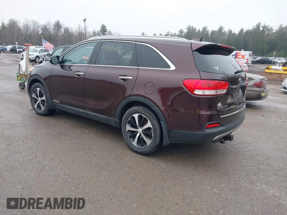 2016 Kia Sorento EX with VIN 5XYPHDA5XGG066424, listed as a IAAI auction lot 41951534 with 147,914 mi miles. Bid and sale history available at carsss.com. Image 3.