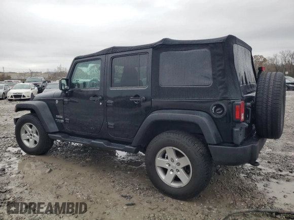 2018 Jeep Wrangler JK Unlimited Sport S with VIN 1C4HJWDG2JL925986, listed as a Copart auction lot 85048114 with 59,333 mi miles and Salvage Title. Bid and sale history available at carsss.com. Image 2.