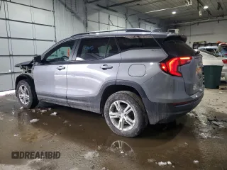 2021 GMC Terrain SLE with VIN 3GKALTEV4ML375503, listed as a Copart auction lot 43544345 with 53,887 mi miles and Salvage Title. Bid and sale history available at carsss.com. Image 2.