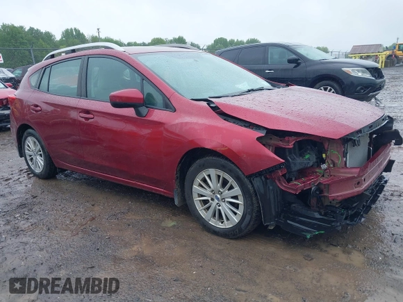 2018 Subaru Impreza Premium z VIN 4S3GTAB63J3720910, wystawiony jako IAAI lot #42331367 z przebiegiem 59 216 mil mil oraz . Historia ofert i sprzedaży dostępna na DreamBid. Obrazek 1.