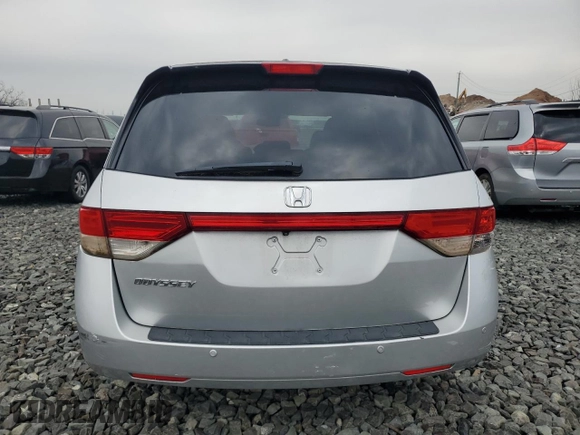 2015 Honda Odyssey Touring Elite with VIN 5FNRL5H99FB019686, listed as a Copart auction lot 53209595 with 72,046 mi miles and Clean title. Bid and sale history available at DreamBid. Image 6.