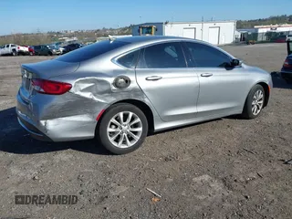 2015 Chrysler 200 C with VIN 1C3CCCCB7FN583055, listed as a IAAI auction lot 42062923 with 105,810 mi miles. Bid and sale history available at carsss.com. Image 4.