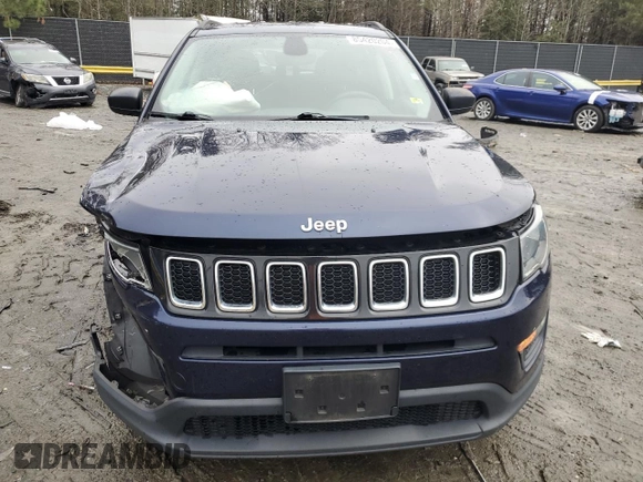2018 Jeep Compass Sport with VIN 3C4NJCAB0JT233367, listed as a Copart auction lot 85420204 with 105,812 mi miles and Salvage Title. Bid and sale history available at carsss.com. Image 5.