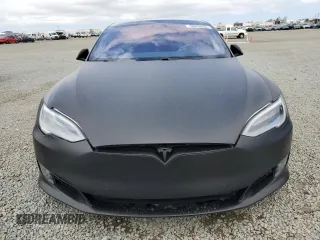 2017 Tesla Model S 100D with VIN 5YJSA1E22HF192735, listed as a Copart auction lot 54875055 with 100,537 mi miles and Salvage Title. Bid and sale history available at carsss.com. Image 5.