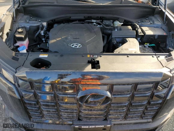 2024 Hyundai Palisade XRT with VIN KM8R34GE2RU795609, listed as a Copart auction lot 43749475 with 20 mi miles and Salvage Title. Bid and sale history available at carsss.com. Image 12.