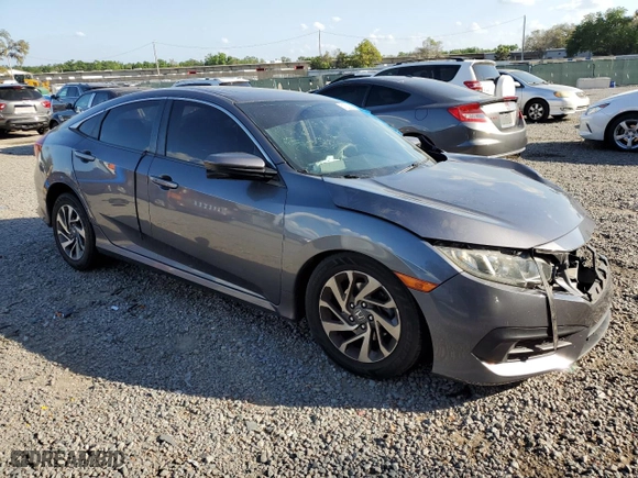 2018 Honda Civic Sedan EX with VIN 19XFC2F72JE031549, listed as a Copart auction lot 51528675 with 124,442 mi miles and Clean Title. Bid and sale history available at carsss.com. Image 4.