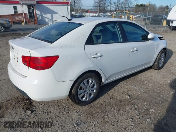 2011 Kia Forte LX with VIN KNAFT4A27B5434458, listed as a IAAI auction lot 41269635 with 238,721 mi miles. Bid and sale history available at carsss.com. Image 4.