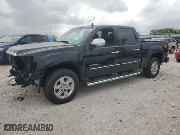 2012 GMC Sierra 1500 SLT with VIN 3GTP2WE74CG138125, listed as a Copart auction lot 56485025 with 104,806 mi miles and Clean title. Bid and sale history available at DreamBid. Image 1.