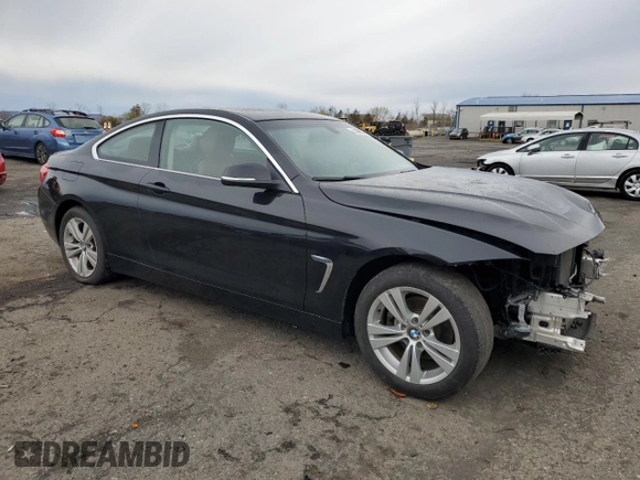 2015 BMW 4 Series 428i xDrive with VIN WBA3N5C54FK198577, listed as a Copart auction lot 50296395 with 56,607 mi miles and Salvage Title. Bid and sale history available at carsss.com. Image 4.