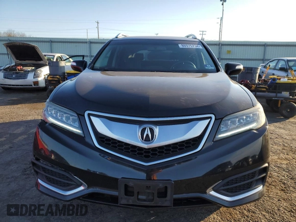 2017 Acura RDX with VIN 5J8TB4H36HL027020, listed as a Copart auction lot 86975734 with 104,166 mi miles and Salvage Title. Bid and sale history available at carsss.com. Image 5.