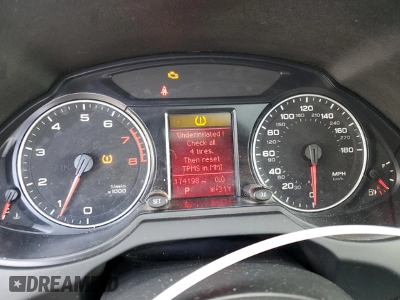 2010 Audi Q5 Premium with VIN WA1CKAFP5AA029680, listed as a Copart auction lot 42488425 with 174,198 mi miles and Salvage Title. Bid and sale history available at carsss.com. Image 9.