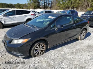 2012 Honda Civic Cpe EX-L with VIN 2HGFG3B10CH552841, listed as a Copart auction lot 48005335 with 190,780 mi miles and Clean Title. Bid and sale history available at carsss.com. Image 1.