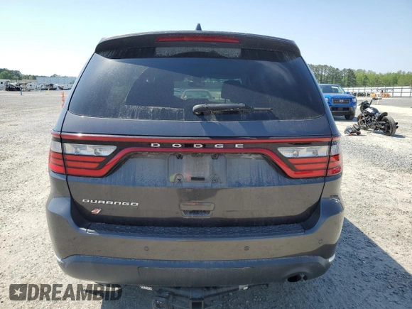 2021 Dodge Durango SXT Plus with VIN 1C4RDJAGXMC793518, listed as a Copart auction lot 52708205 with 36,788 mi miles and Salvage title. Bid and sale history available at DreamBid. Image 6.
