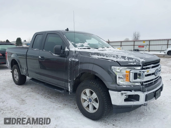 2020 Ford F-150 XL with VIN 1FTEX1EP5LKE45629, listed as a IAAI auction lot 41573611 with 90,664 mi miles. Bid and sale history available at carsss.com. Image 1.