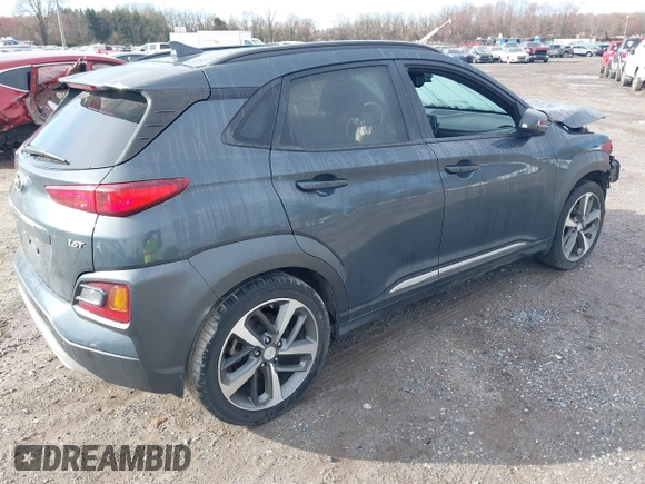 2019 Hyundai Kona Limited with VIN KM8K33A57KU245820, listed as a IAAI auction lot 41875199 with 73,539 mi miles and . Bid and sale history available at carsss.com. Image 4.