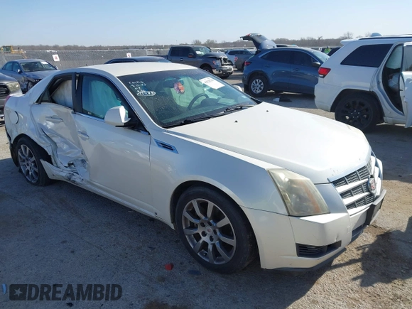 2008 Cadillac CTS RWD w/1SA with VIN 1G6DF577380211952, listed as a IAAI auction lot 41828784 with 273,085 mi miles. Bid and sale history available at carsss.com. Image 1.