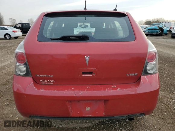 2009 Pontiac Vibe w/1SA with VIN 5Y2SL67859Z434311, listed as a Copart auction lot 77371574 with 214,810 mi miles and Clean Title. Bid and sale history available at carsss.com. Image 6.