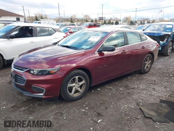 2016 Chevrolet Malibu LS with VIN 1G1ZB5ST9GF326627, listed as a IAAI auction lot 40965081 with 111,548 mi miles and . Bid and sale history available at DreamBid. Image 2.