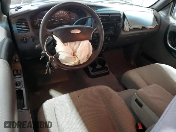2001 Ford Ranger XLT Appearance with VIN 1FTYR14E71PA81740, listed as a Copart auction lot 48695975 with 203,450 mi miles and Salvage Title. Bid and sale history available at DreamBid. Image 8.