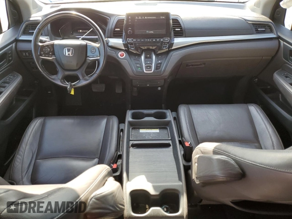 2018 Honda Odyssey EX-L with VIN 5FNRL6H72JB005268, listed as a Copart auction lot 50263645 with 136,036 mi miles and Salvage Title. Bid and sale history available at carsss.com. Image 8.