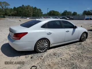 2015 Hyundai Equus Signature with VIN KMHGH4JH3FU099414, listed as a Copart auction lot 53717325 with 133,561 mi miles and Salvage Title. Bid and sale history available at DreamBid. Image 3.
