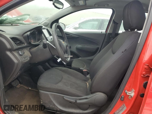 2016 Chevrolet Spark LS with VIN KL8CB6SA4GC571735, listed as a Copart auction lot 44198295 with 43,392 mi miles and Non Repairable. Bid and sale history available at carsss.com. Image 7.
