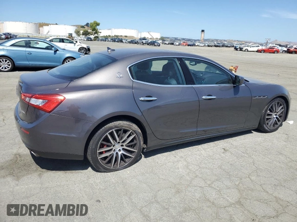 2016 Maserati Ghibli S with VIN ZAM57RSA3G1169053, listed as a Copart auction lot 58970355 with 73,843 mi miles and Salvage title. Bid and sale history available at DreamBid. Image 3.