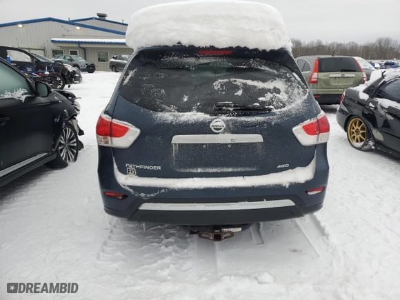 2015 Nissan Pathfinder SL with VIN 5N1AR2MM4FC626348, listed as a Copart auction lot 44507515 with 135,654 mi miles and Salvage Title. Bid and sale history available at carsss.com. Image 6.