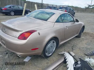 2002 Lexus SC 430 with VIN JTHFN48Y920008418, listed as a IAAI auction lot 42220823 with 152,907 mi miles and . Bid and sale history available at DreamBid. Image 4.