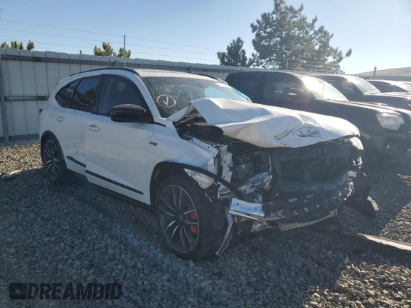 2024 Acura MDX Type S w/Advance Package with VIN 5J8YD8H8XRL001976, listed as a Copart auction lot 77211604 with 0 mi miles and Salvage Title. Bid and sale history available at carsss.com. Image 4.