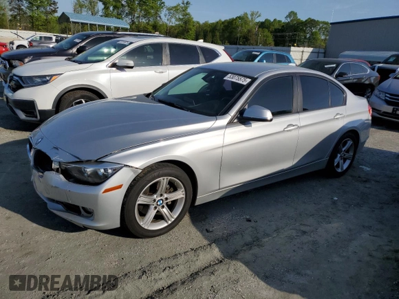 2014 BMW 3 Series 320i with VIN WBA3B1C56EK135528, listed as a Copart auction lot 53075575 with 131,341 mi miles and Salvage Title. Bid and sale history available at carsss.com. Image 1.